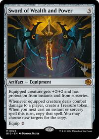 Sword of Wealth and Power (26) [Promo Pack: Lorwyn Eclipsed]