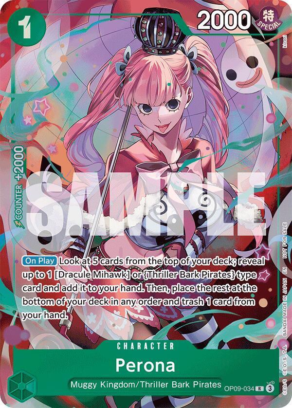 Perona - OP09-034 (OP09-034) [Extra Booster: One Piece Heroines Edition]