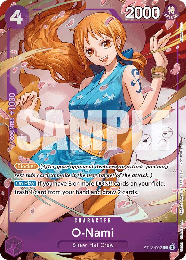 O-Nami - ST18-002 (Dash Pack) (ST18-002) [Extra Booster: One Piece Heroines Edition]