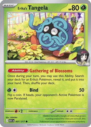 Erika's Tangela 007/217  ME Ascended Heroes - Common