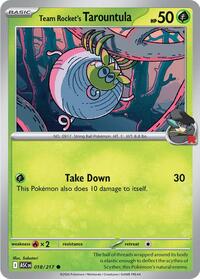 Team Rocket's Tarountula (018/217) [ME: Ascended Heroes]