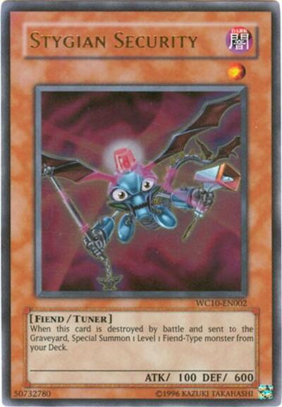 Stygian Security (WC10-EN002) [Yu-Gi-Oh! Video Game Promotional Cards]