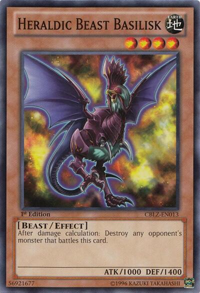 Heraldic Beast Basilisk (CBLZ-EN013) [Cosmo Blazer]