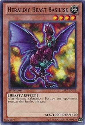 Heraldic Beast Basilisk (CBLZ-EN013) - Cosmo Blazer 1st Edition