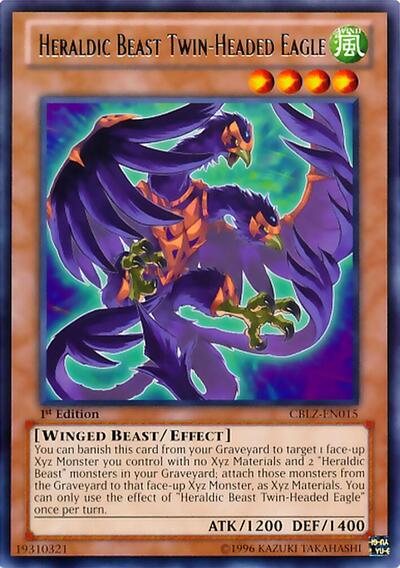 Heraldic Beast Twin-Headed Eagle (CBLZ-EN015) [Cosmo Blazer]