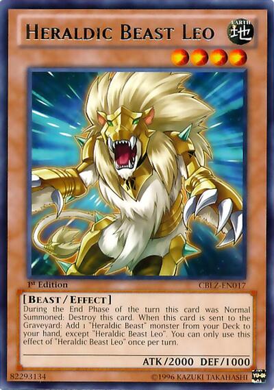Heraldic Beast Leo (CBLZ-EN017) [Cosmo Blazer]