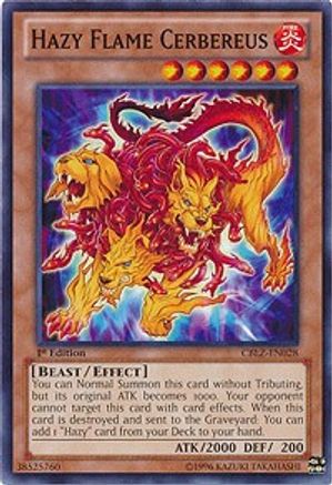 Hazy Flame Cerbereus (CBLZ-EN028) - Cosmo Blazer 1st Edition