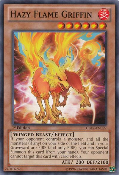 Hazy Flame Griffin (CBLZ-EN029) [Cosmo Blazer]