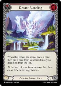 Distant Rumbling (Red) (PEN023) [Compendium of Rathe]
