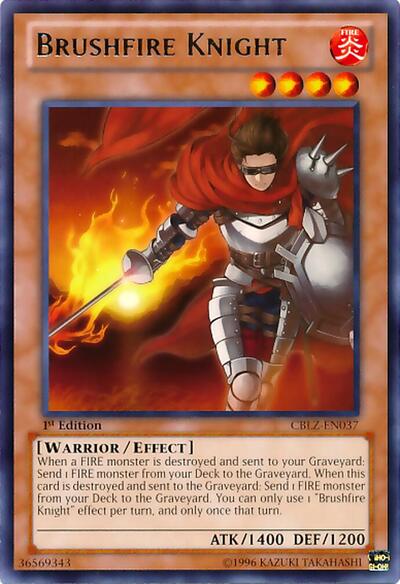 Brushfire Knight (CBLZ-EN037) [Cosmo Blazer]