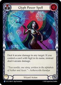 Glyph Power Spell (Red) (PEN113) [Compendium of Rathe]