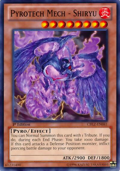 Pyrotech Mech - Shiryu (CBLZ-EN041) [Cosmo Blazer]