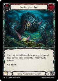 Tentacular Toll (Red) (PEN162) [Compendium of Rathe]