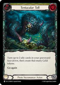 Tentacular Toll (Yellow) (PEN163) [Compendium of Rathe]