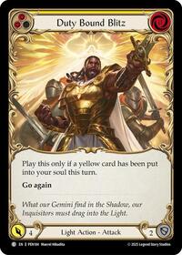 Duty Bound Blitz (Yellow) (PEN184) [Compendium of Rathe]