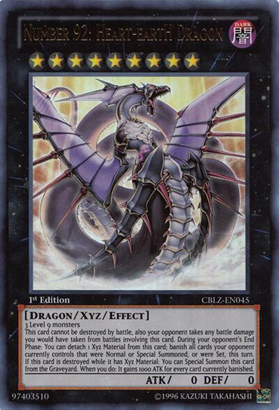 Number 92: Heart-eartH Dragon (CBLZ-EN045) [Cosmo Blazer]
