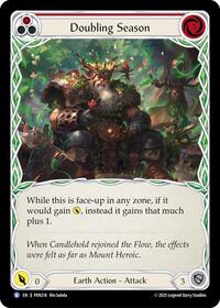 Doubling Season (Red) (PEN218) [Compendium of Rathe]