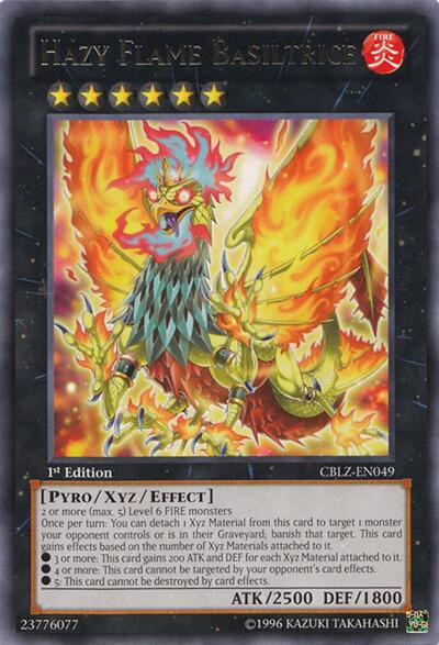 Hazy Flame Basiltrice (CBLZ-EN049) [Cosmo Blazer]