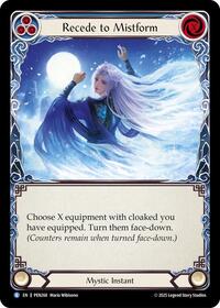 Recede To Mistform (Blue) (PEN268) [Compendium of Rathe]