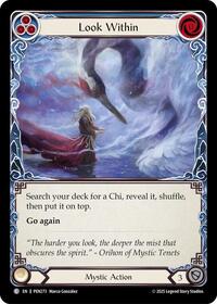 Look Within (Blue) (PEN273) [Compendium of Rathe]