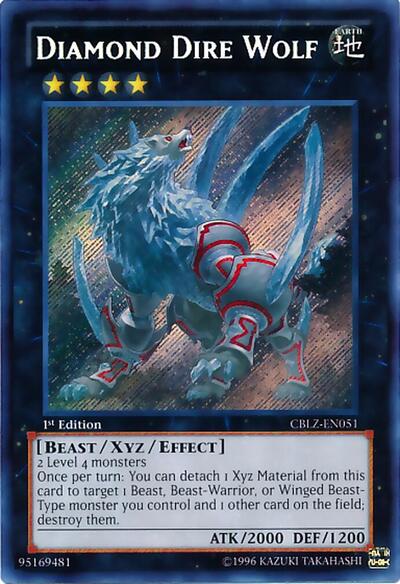 Diamond Dire Wolf (CBLZ-EN051) [Cosmo Blazer]