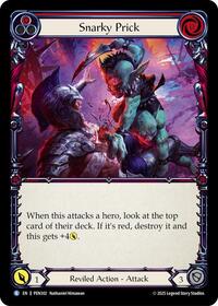 Snarky Prick (Red) (PEN302) [Compendium of Rathe]