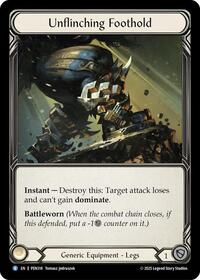 Unflinching Foothold (PEN318) [Compendium of Rathe]