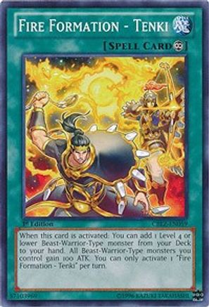 Fire Formation - Tenki (CBLZ-EN059) - Cosmo Blazer 1st Edition