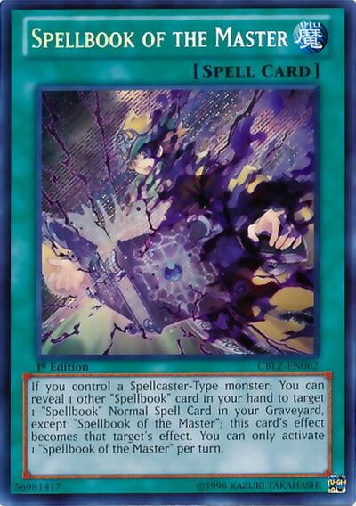 Spellbook of the Master (CBLZ-EN062) [Cosmo Blazer]