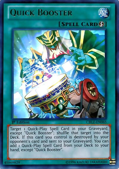 Quick Booster (CBLZ-EN065) [Cosmo Blazer]