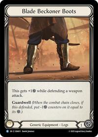 Blade Beckoner Boots (SDA011) (SDA011) [Silver Age Chapter 1]