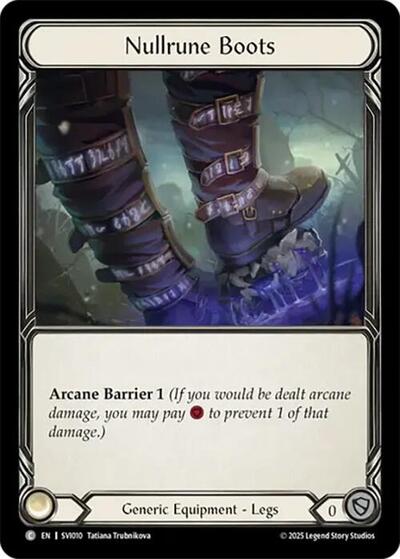 Nullrune Boots (SVI010) (SVI010) [Silver Age Chapter 1]