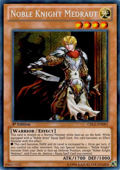Noble Knight Medraut (CBLZ-EN081) [Cosmo Blazer]