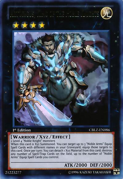 Artorigus, King of the Noble Knights (CBLZ-EN086) [Cosmo Blazer]