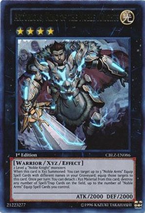 Artorigus, King of the Noble Knights (CBLZ-EN086) - Cosmo Blazer Unlimited