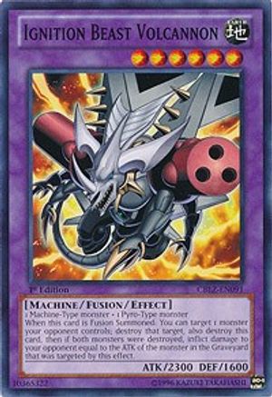 Ignition Beast Volcannon (CBLZ-EN091) - Cosmo Blazer Unlimited