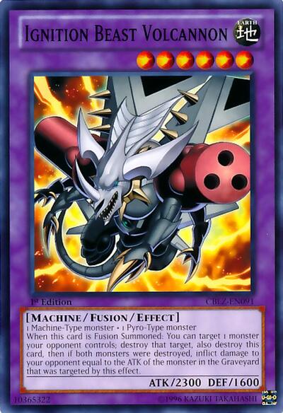 Ignition Beast Volcannon (CBLZ-EN091) [Cosmo Blazer]
