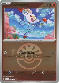 Scorbunny - 036/217 (Friend Ball) (036/217) [ME: Ascended Heroes]