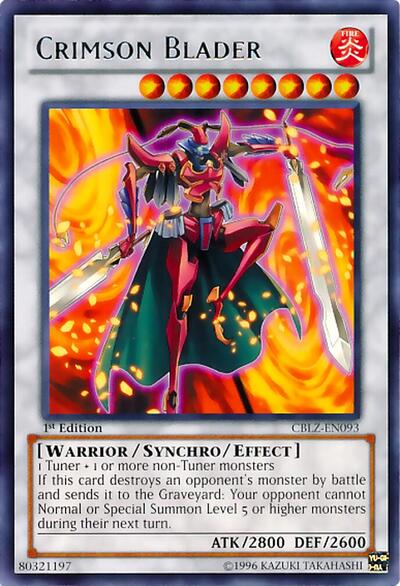 Crimson Blader (CBLZ-EN093) [Cosmo Blazer]