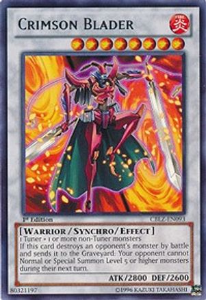 Crimson Blader (CBLZ-EN093) - Cosmo Blazer 1st Edition