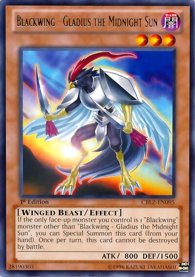 Blackwing - Gladius the Midnight Sun (CBLZ-EN095) [Cosmo Blazer]