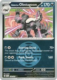 Galarian Obstagoon - 132/217 (Dusk Ball) (132/217) [ME: Ascended Heroes]