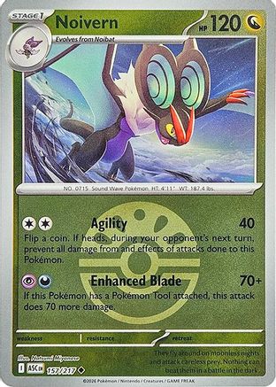 Noivern (Friend Ball) 157  - Reverse Holofoil ME Ascended Heroes - Uncommon