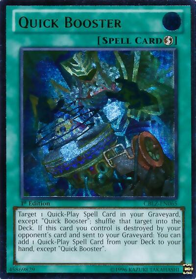 Quick Booster (UTR) (CBLZ-EN065) [Cosmo Blazer]