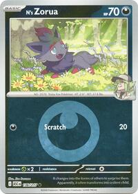 N's Zorua (Energy Symbol Pattern) (136/217) [ME: Ascended Heroes]