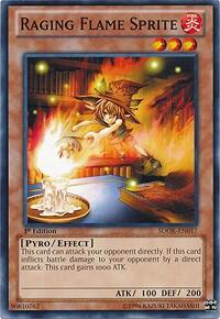 Raging Flame Sprite (SDOK-EN017) [Structure Deck: Onslaught of the Fire Kings]