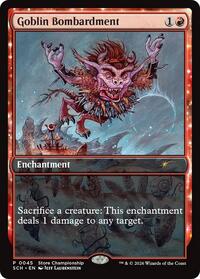 Goblin Bombardment (45) [Game Day & Store Championship Promos]