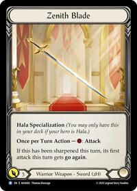 Zenith Blade (AHA002) [Armory Deck Origins: Hala]