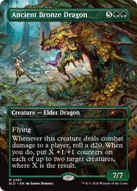 Ancient Bronze Dragon (2487) [Secret Lair Drop Series]