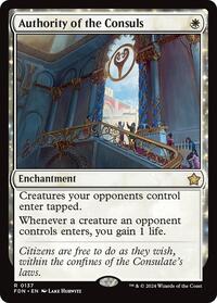 Authority of the Consuls (137) [Promo Pack: Lorwyn Eclipsed]